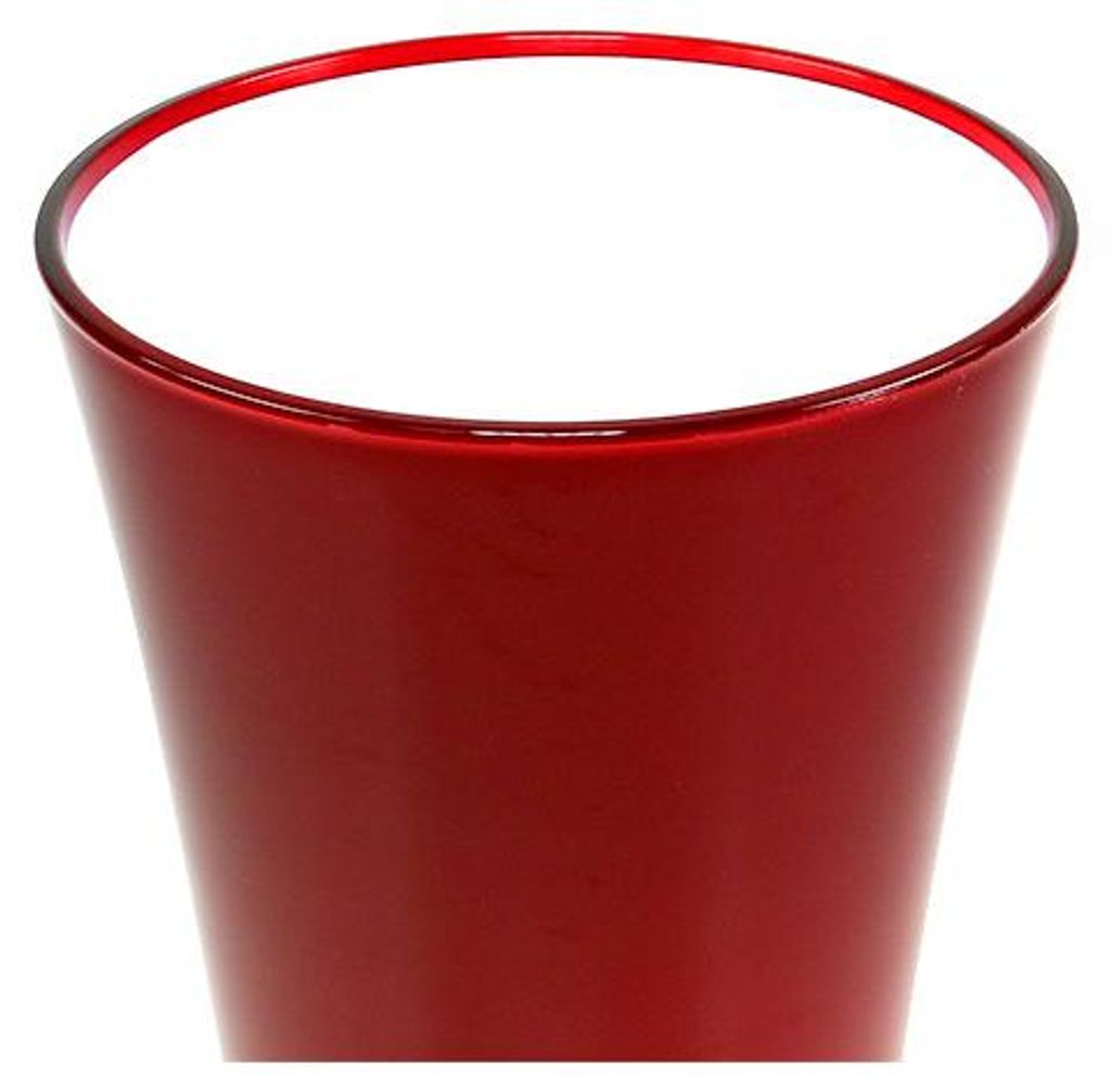 Vase „Fizzy“ Rot Ø13,5cm H20cm Dekoration Tischvase Produktbild 