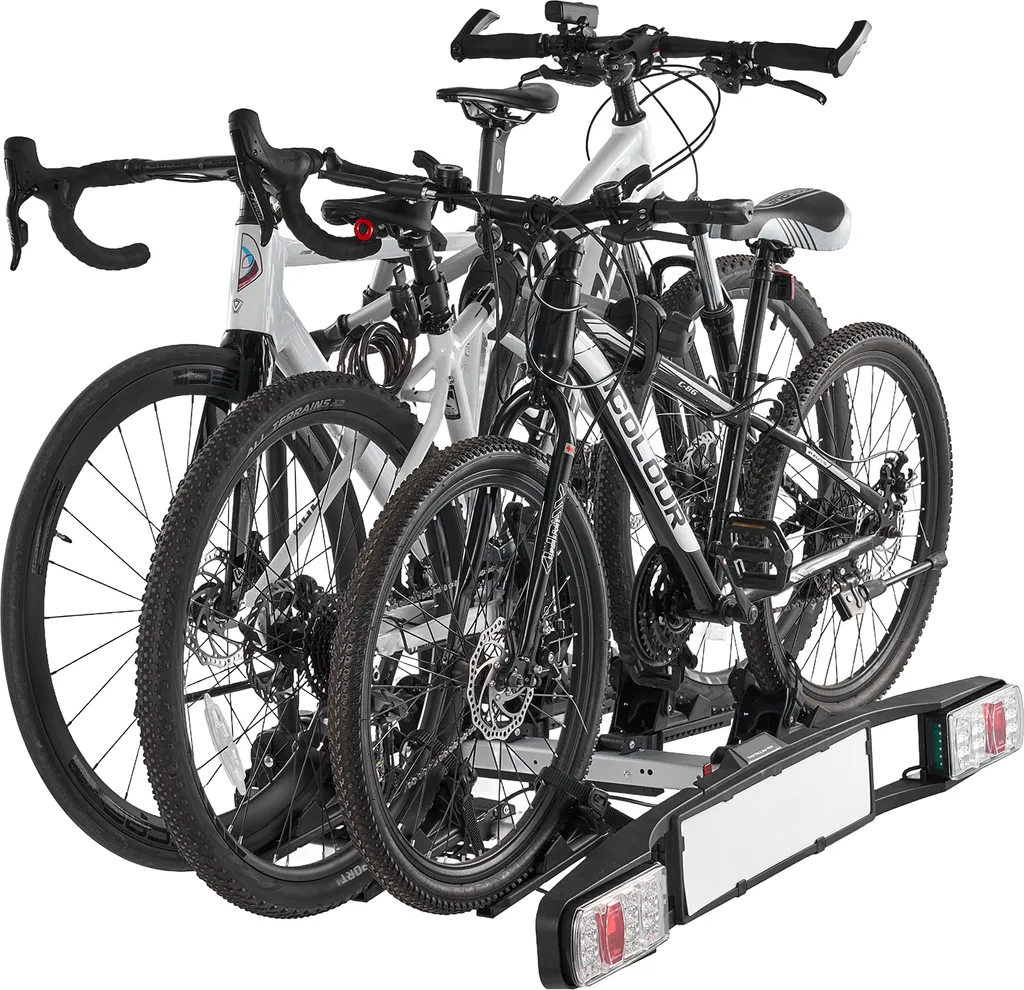 Porte-vélos Pliable 3 Vélos : Solution Anti-Vibration Attelage 5cm
