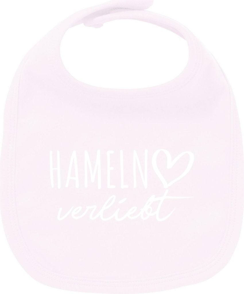 Huuraa Unisex Babylatz Hameln verliebt Geschenk Babypink Baumwolle Hameln Mitbringsel