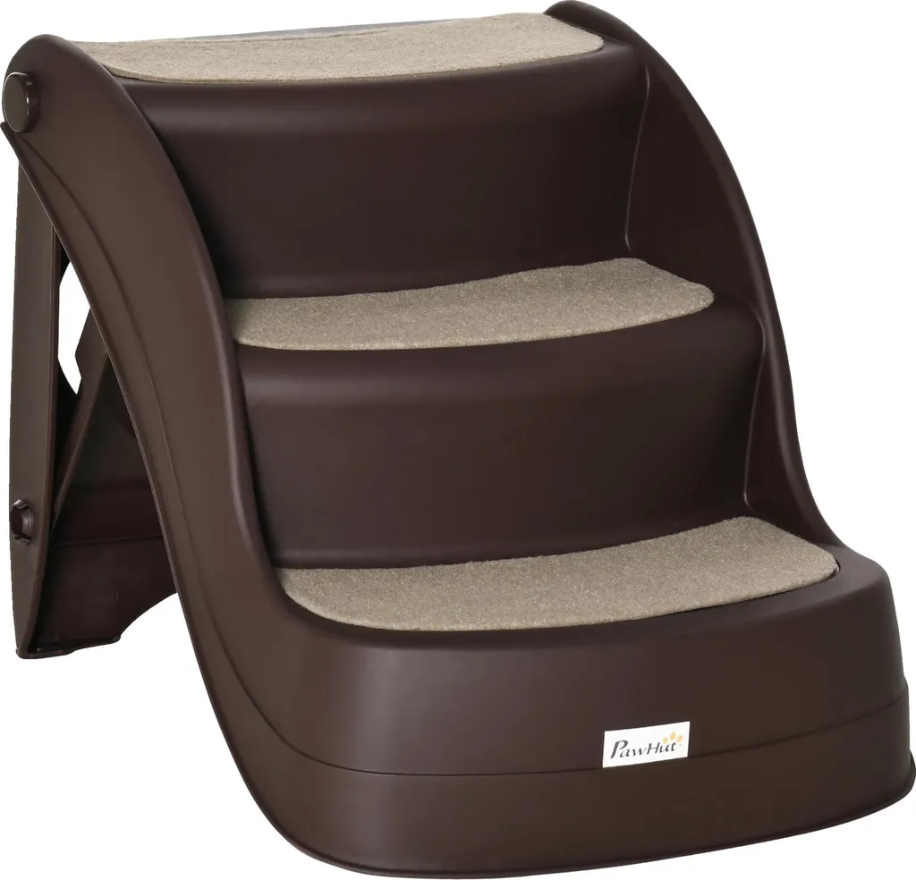 Escalier pour chien pliable 49x38x38 cm avec marches antidérapantes