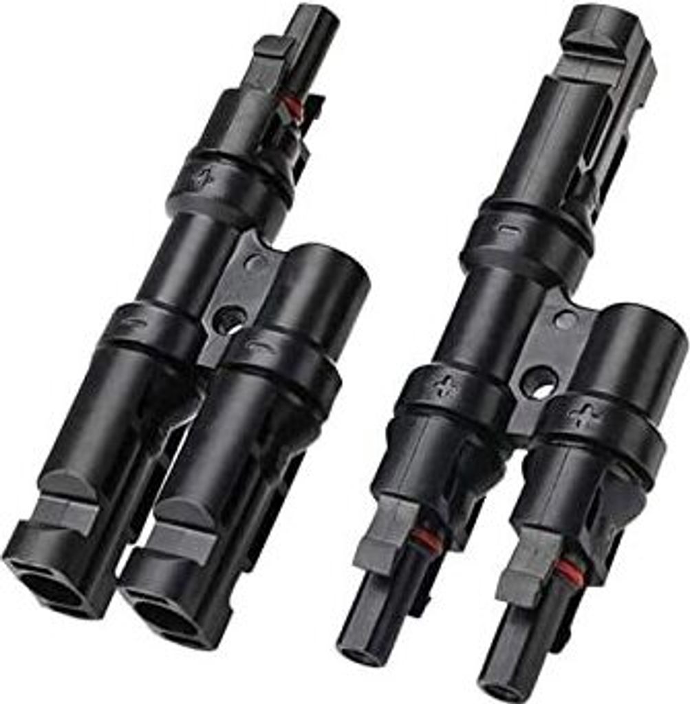 Y-Stecker männlich/weiblich, T-Typ Solar-PV-Steckverbinder, robuster Solarpanel-Kabelstecker (1Y2)