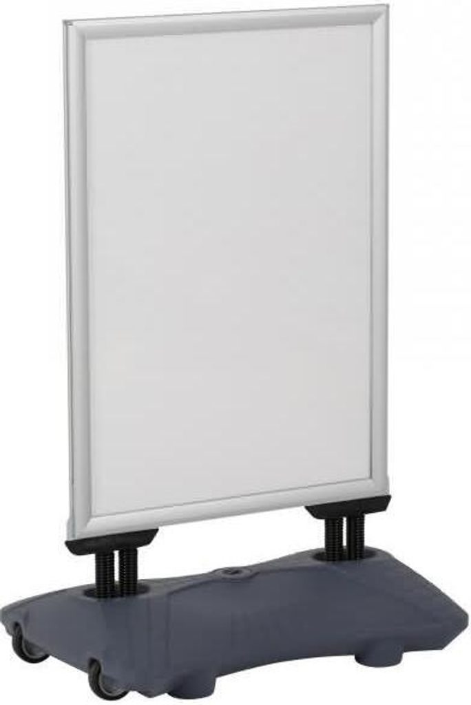 Kundenstopper WindPro Lite 700x1000mm silber