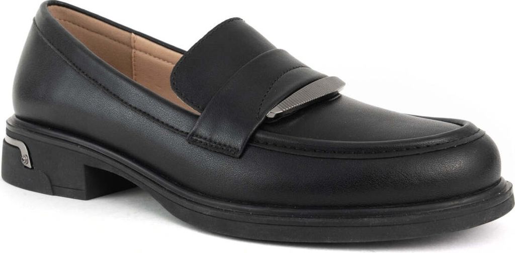 Santino Milano Damen Mokassins VAS25B08 Farbe: Schwarz Größe: 37