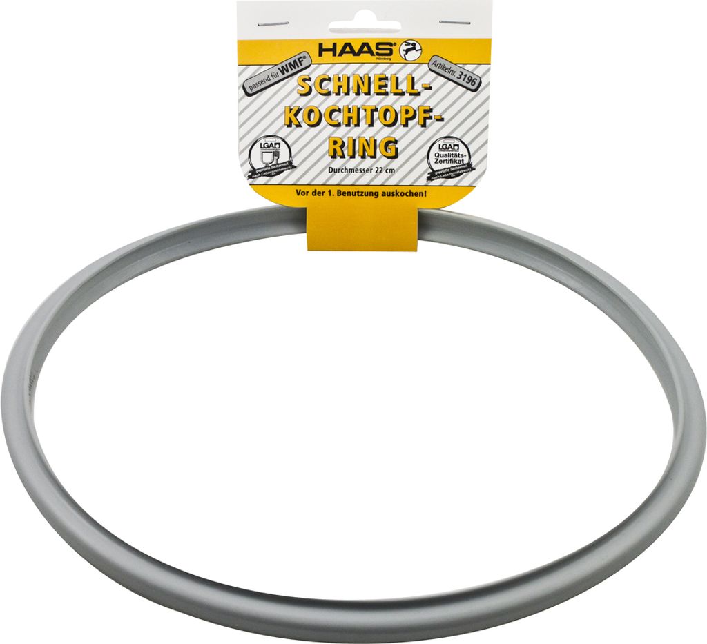 HAAS 3196 Schnellkochtopf Dichtungsring Innen Ø 22 cm, für Produktbild 