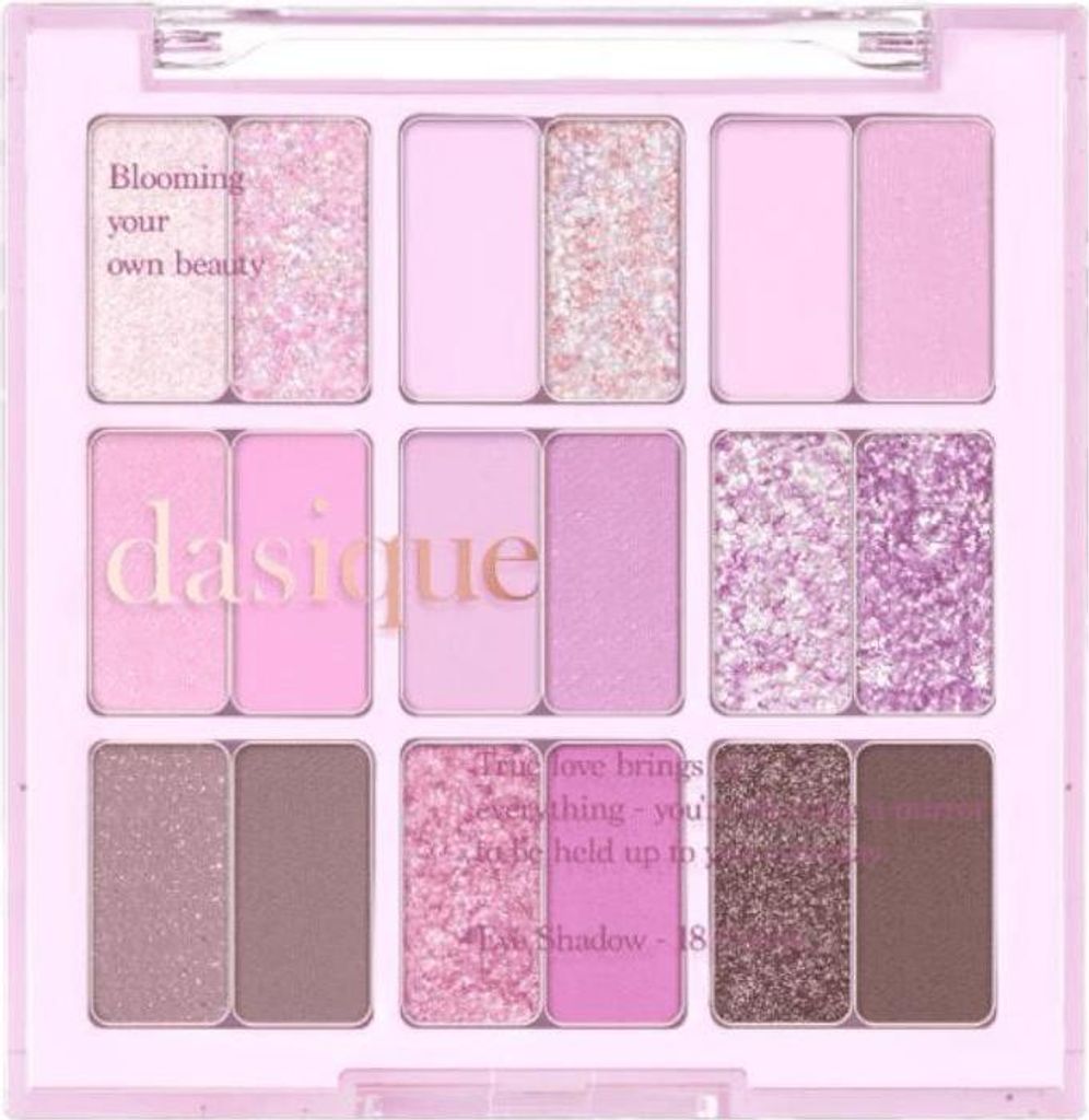 Dasique, Eye Shadow Palette, Lidschatten-Palette, 18 Beeren-Smoothie, 1 Stück