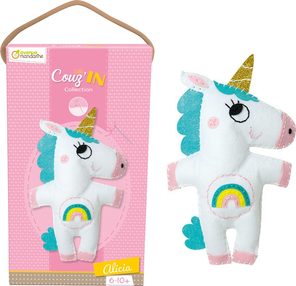 avenue mandarine Nähset "Little Couz'In" Einhorn Alicia