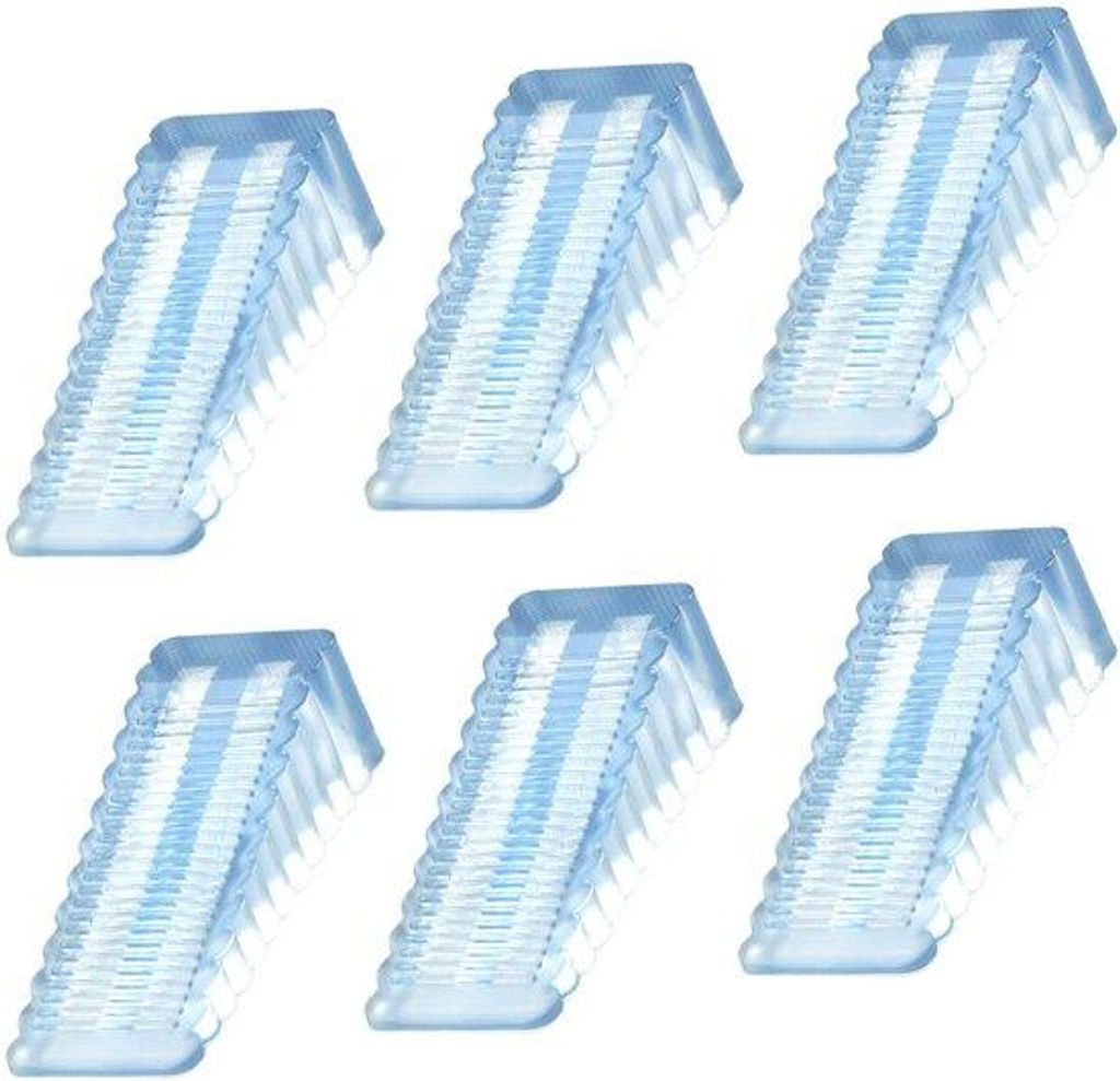 Ibenzoa® Set di 6 paraurti per porte in silicone – Immagine del prodotto 