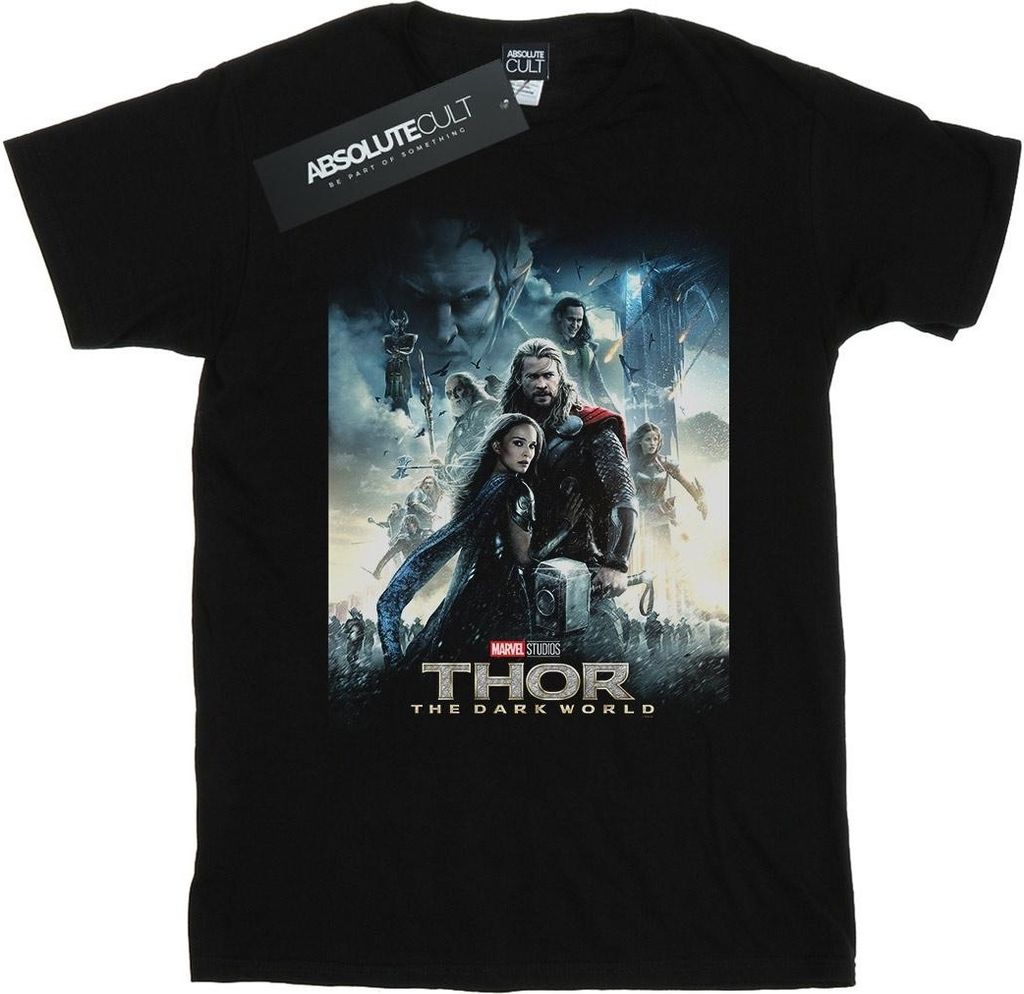 Marvel Studios - "The Dark World" T-Shirt für Herren BI42802 (L) (Schwarz)