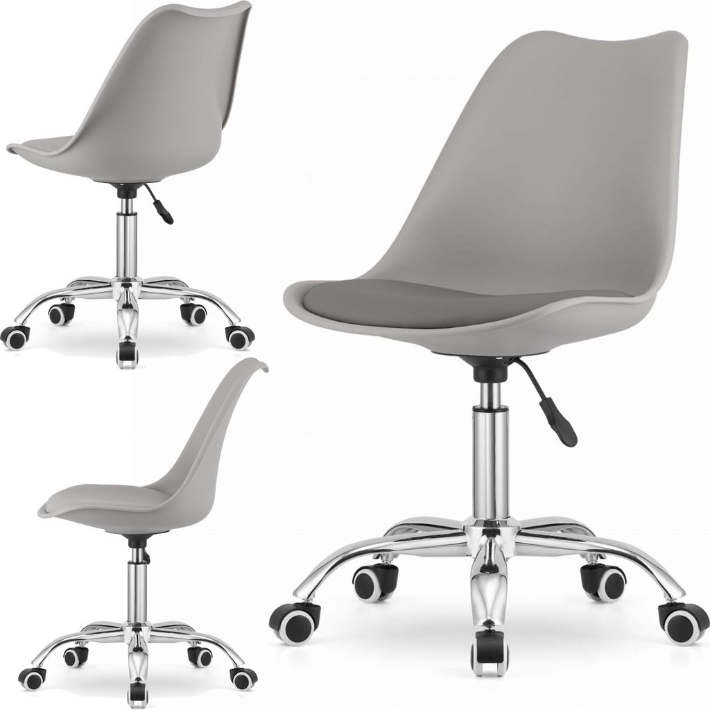 VIENA Drehstuhl grau ergonomisch, höhenverstellbar, Produktbild 