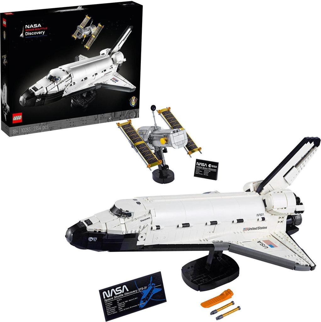 LEGO Icons NASA-Spaceshuttle "Discovery" Raumschiff, Produktbild 