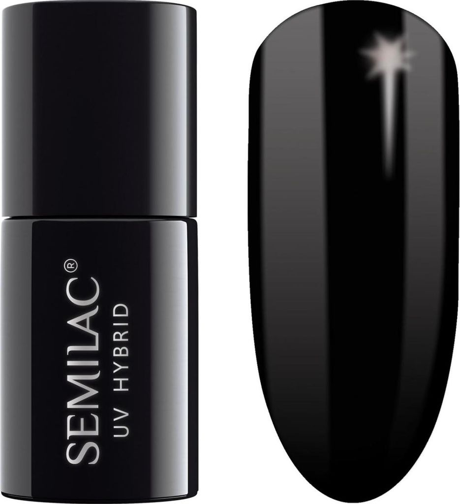 Semilac 031 Reines Schwarz 7Ml. Produktbild 