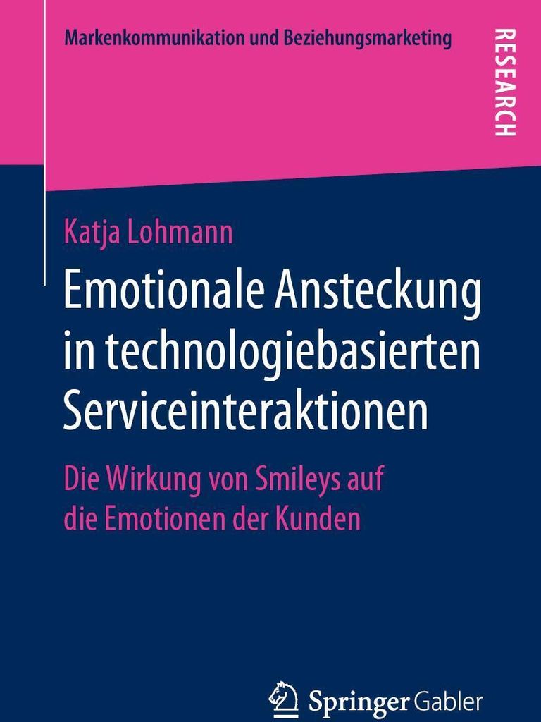 Emotionale Ansteckung in technologiebasierten Serviceinteraktionen