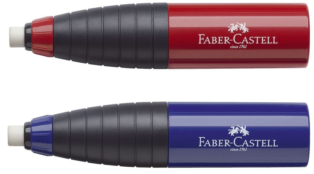 FABER-CASTELL Radierer Spitzer Kombi brombeer-blau Image du produit 