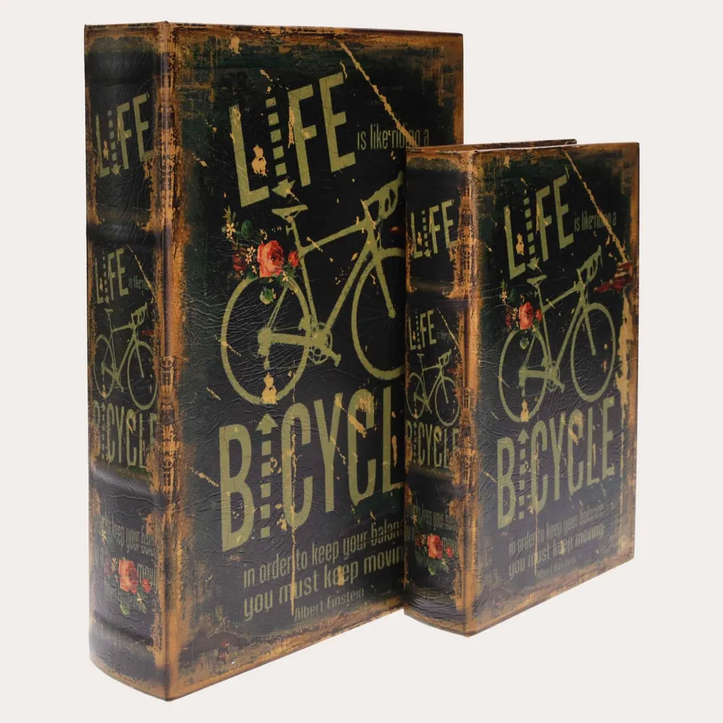 Set de boîtes de rangement déco livre pour ranger vos objets - 2