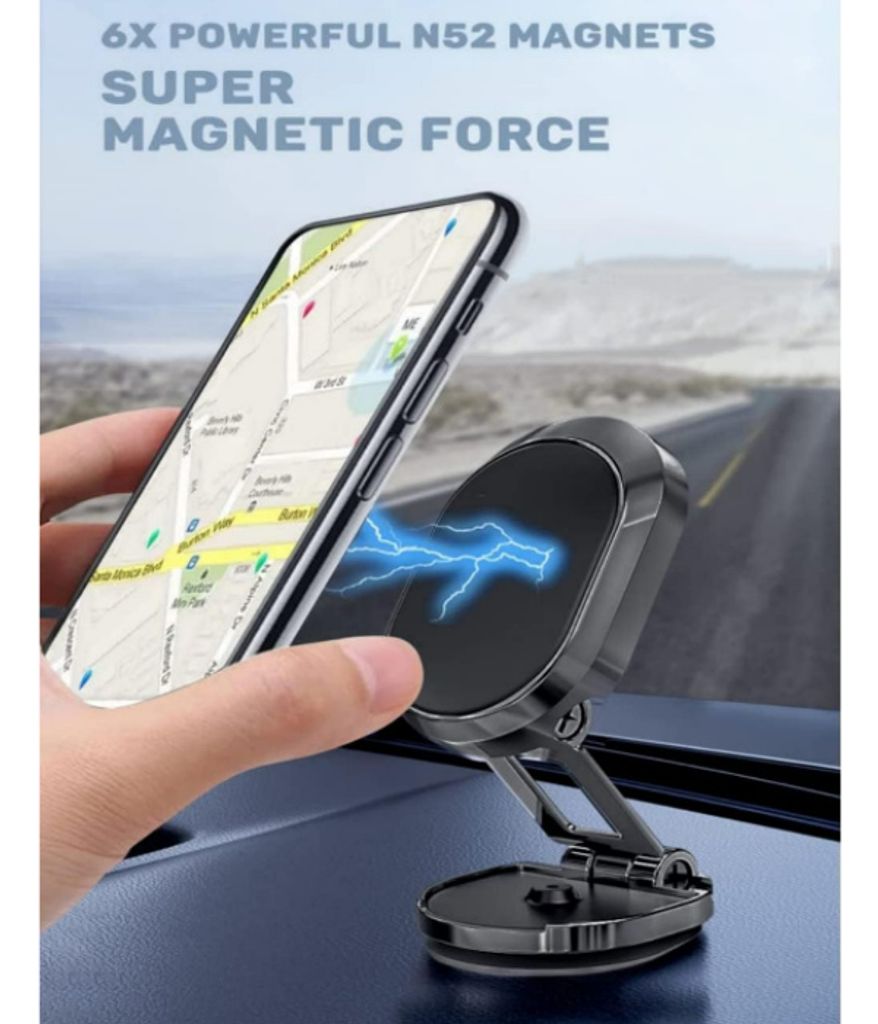 Handyhalter Magnet für das Auto, Auto Handyhalter 360 Grad Drehung  einstellbar