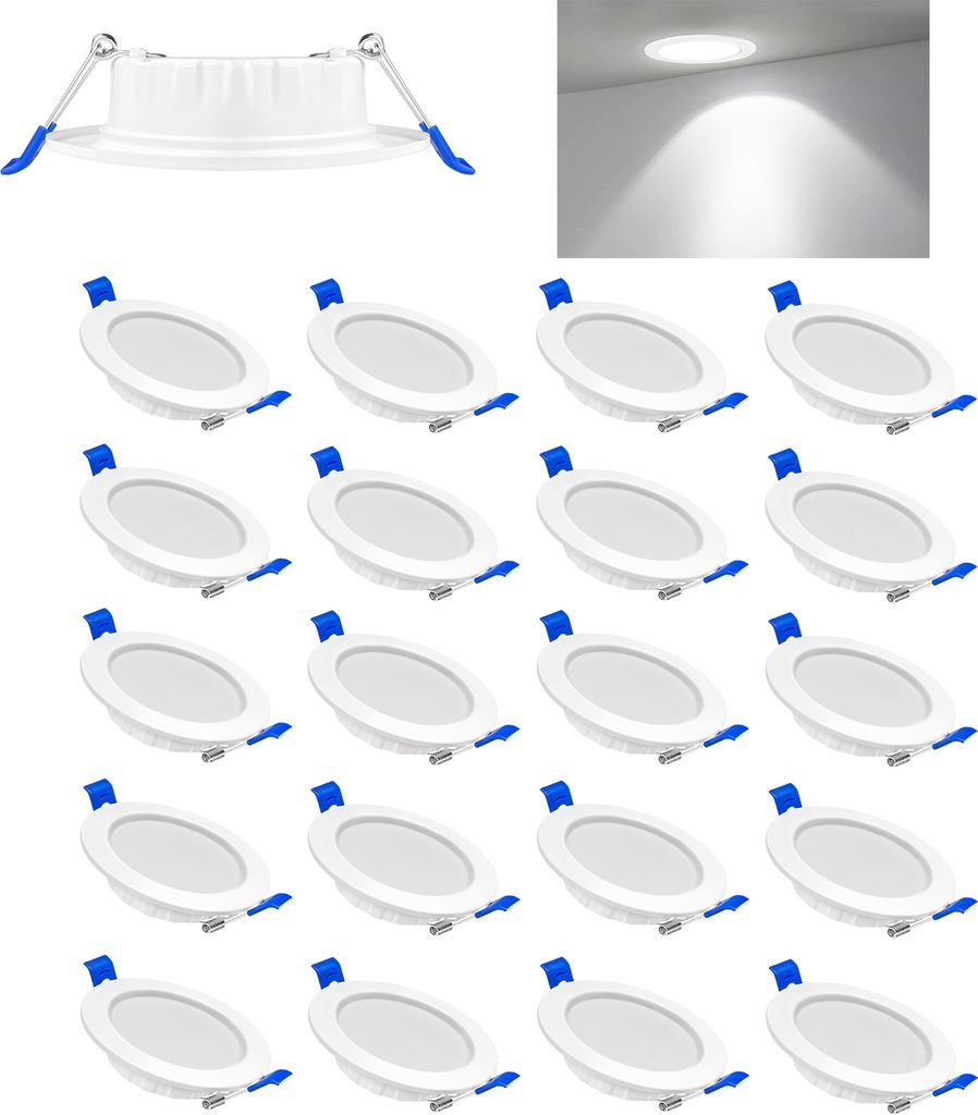 UISEBRT 20X 5W LED Strahler Einbaustrahler Deckenspot Produktbild 