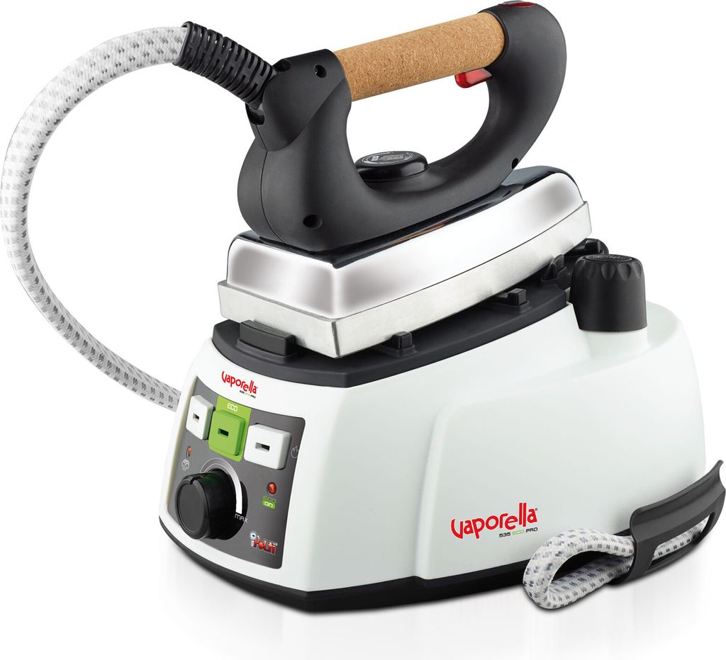 Polti 535 Eco Pro 750 W 0,9 l Aluminium-Sockelplatte Weiß Produktbild 