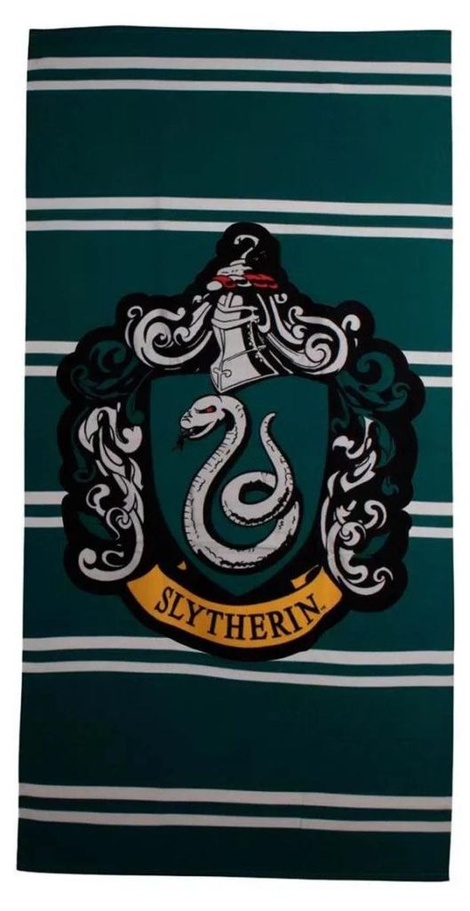 Koupací ručník Harry Potter Slytherin, plážový ručník 90 × Obrázek produktu 
