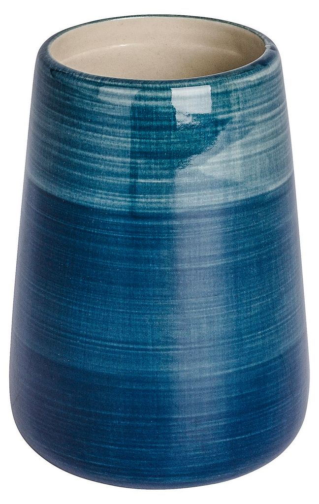 WENKO E2X Zahnputzbecher Mod. Pottery zeitlos schöner Produktbild 