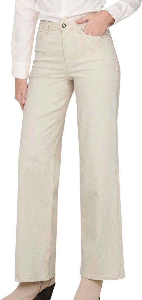 ONLMADISON BLUSH HW WIDE DNM CRO NO Ecru XL/32