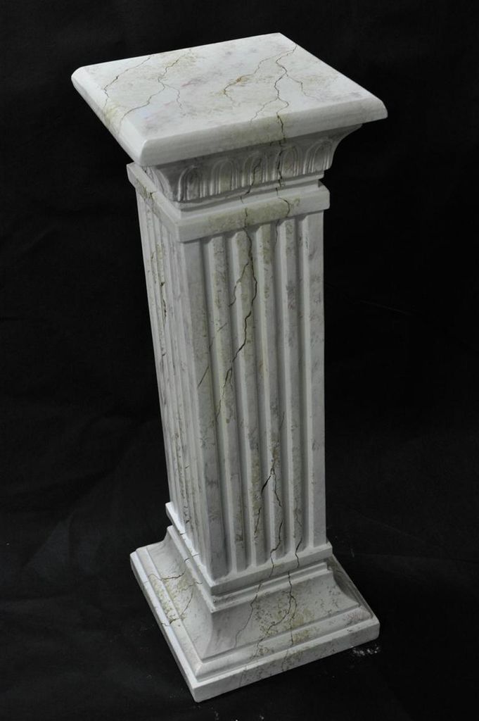 Medusa Säule Römische Säulen Marmor Skulptur Figur Deko Dekoration Ständer 1050