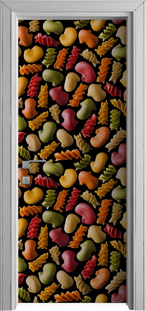 Tür Selbstklebende 80x210 cm Türfolie Türtapete Klebefolie - Pasta Italienisch