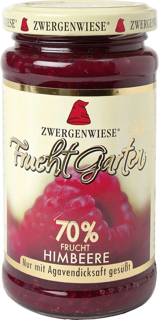 HIMBEERMUS (70 % FRUCHTANTEIL) GLUTENFREI 225 g – ZWERGENWIESE