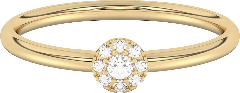 Diam Addict Ring 585/- Gold gelb 056 (17,8) Diamant weiß 319370034-1