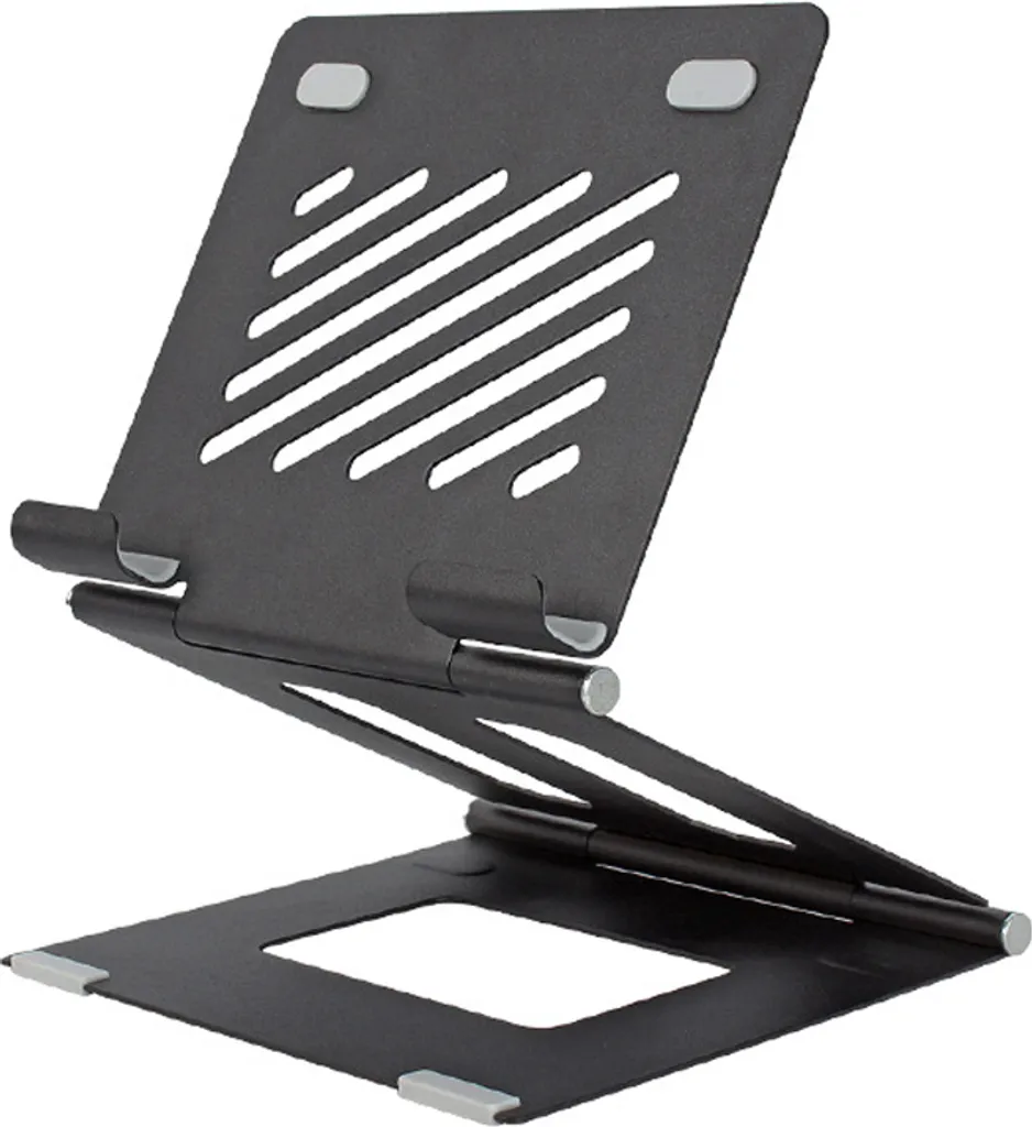 Rialzo PC Portatile e Tablet Regolabile | Nero | Dissipazione Calore