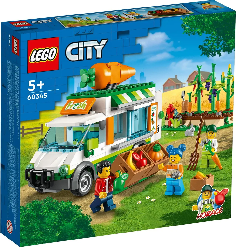 LEGO City 60345 : Le Camion de Livraison pour un jeu créatif sans écran