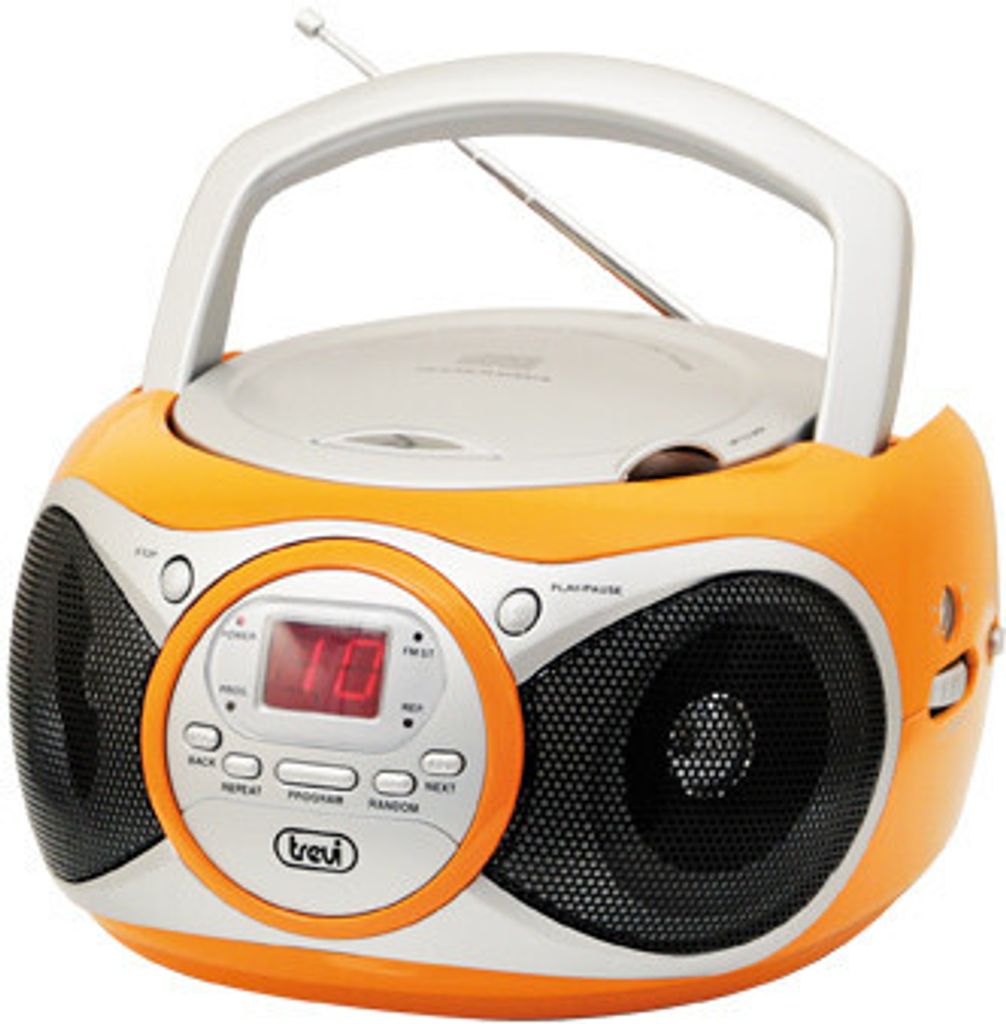 Trevi CD 512 Digital 6 W AM, FM pomarańczowy, srebrny Zdjęcie produktu 1