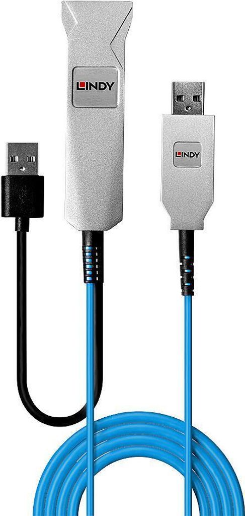 Lindy 30m Fibre Optic USB 3.0 Kabel 30m USB 3.0 Verlängerung über Glasfaser (43345)
