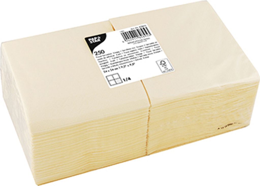 PAPSTAR Cocktailservietten 240 x 240 mm 3-lagig blau