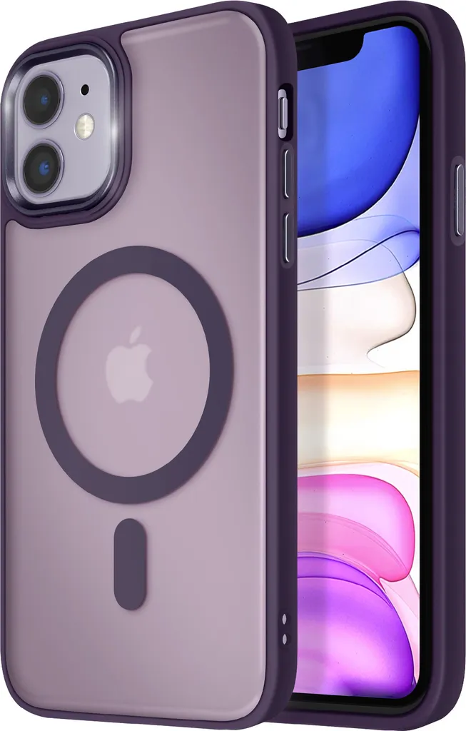 Avizar, custodia MagSafe per Apple iPhone 11 Frost Colour, viola