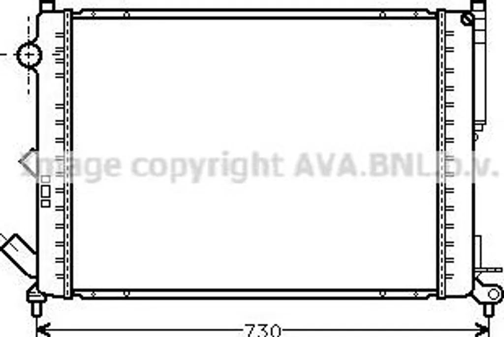 Radiateur de refroidissement pour Renault Espace et Avantime RT2301