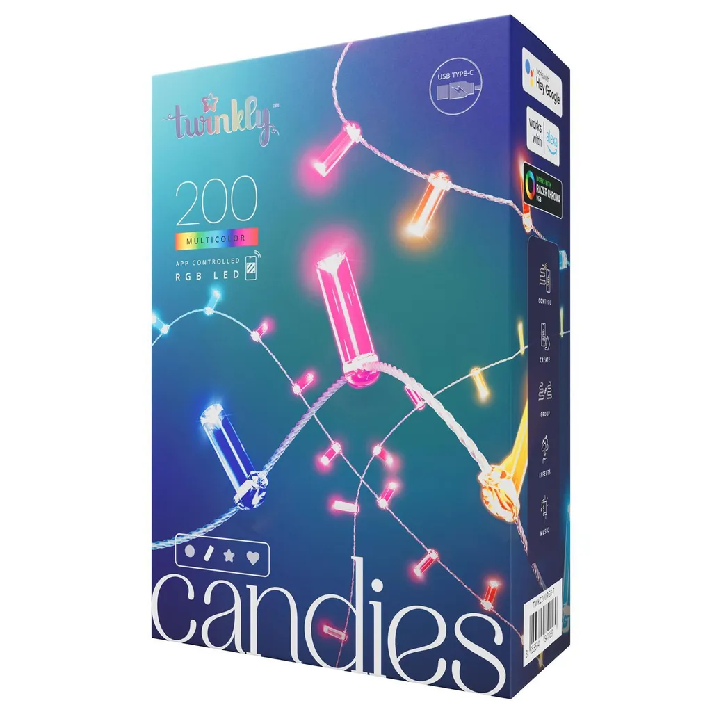 Guirlande Twinkly Strings 250 LED RVB connectée Bluetooth pour sapin - 9