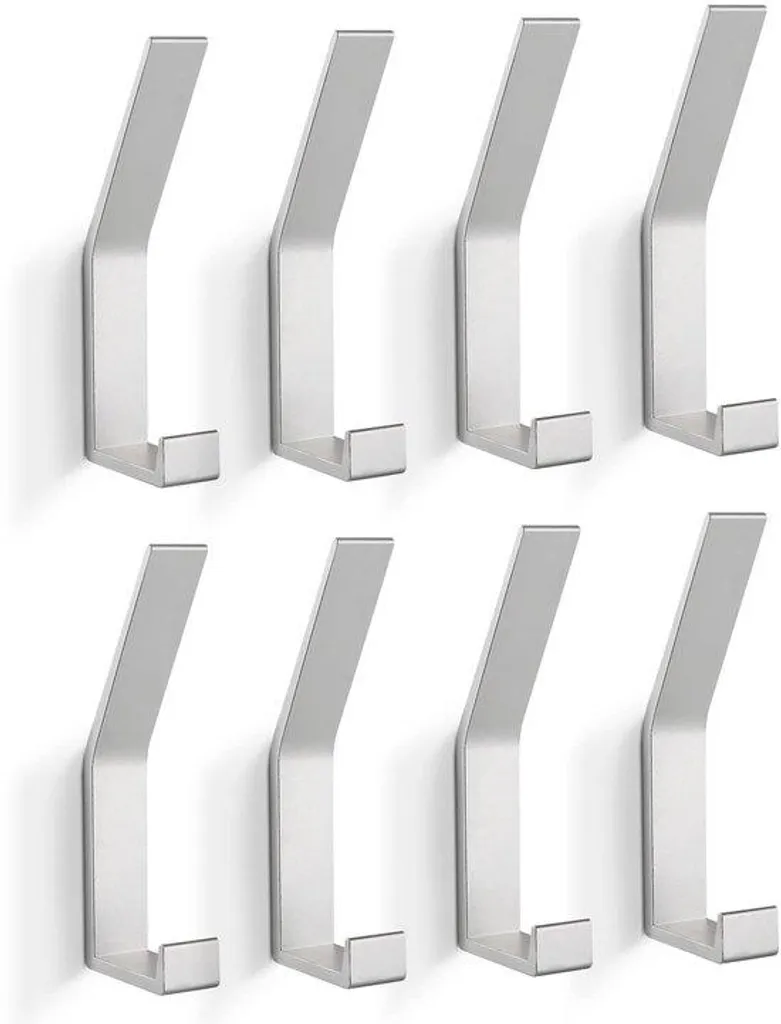 Supports muraux polyvalents en étain lot de 8 pour portes et entrées