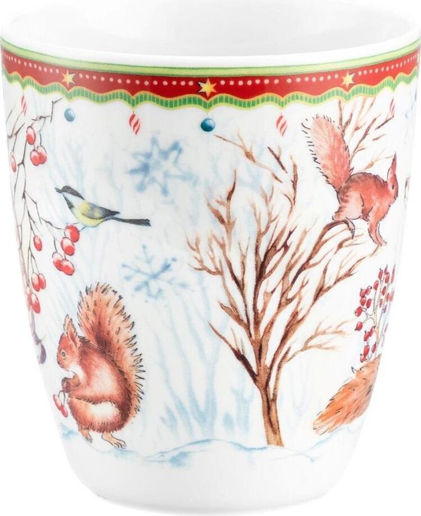 Bialetti Sei Tazzine Impilabili, Multicolore, Porcellana, Multicolore