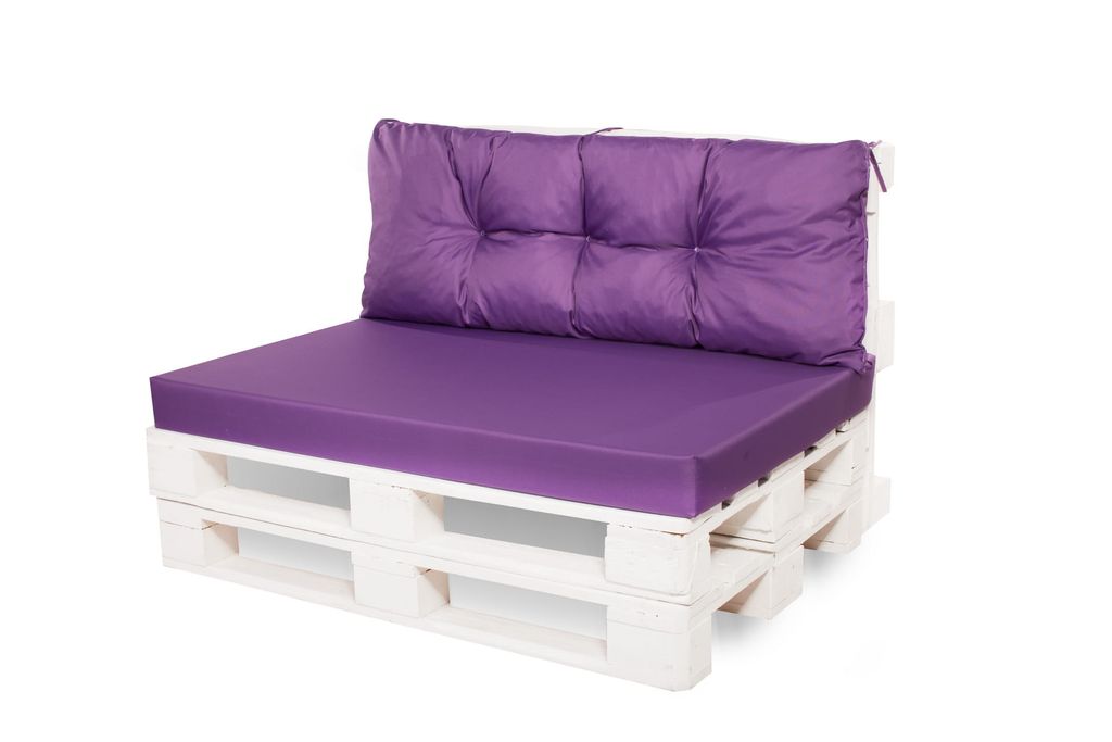 Set di cuscini per pallet 120x60 cuscino di seduta e Immagine del prodotto 