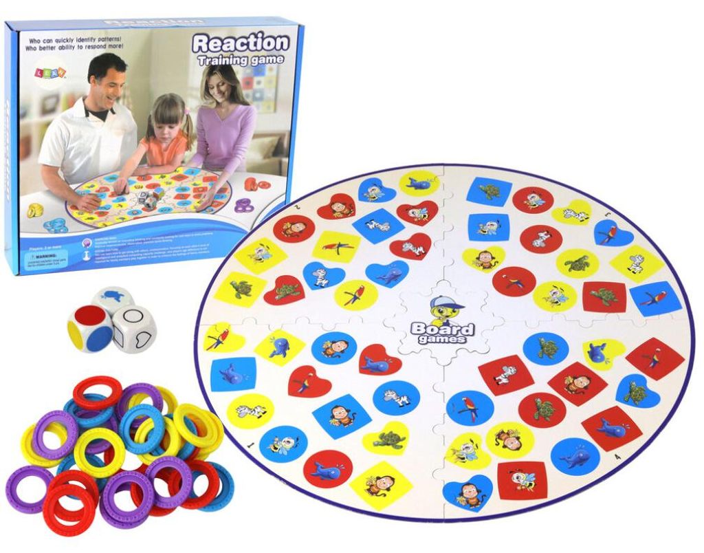Leantoys Gra Planszowa Logiczna Na Refleks i Spostrzegawczo??