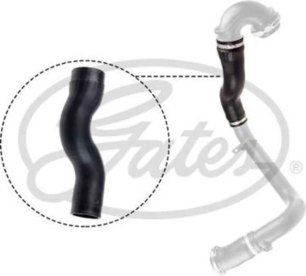 Durite de turbo pour Insignia GATES 09-0697 - Tuyau d'air OE 1302253