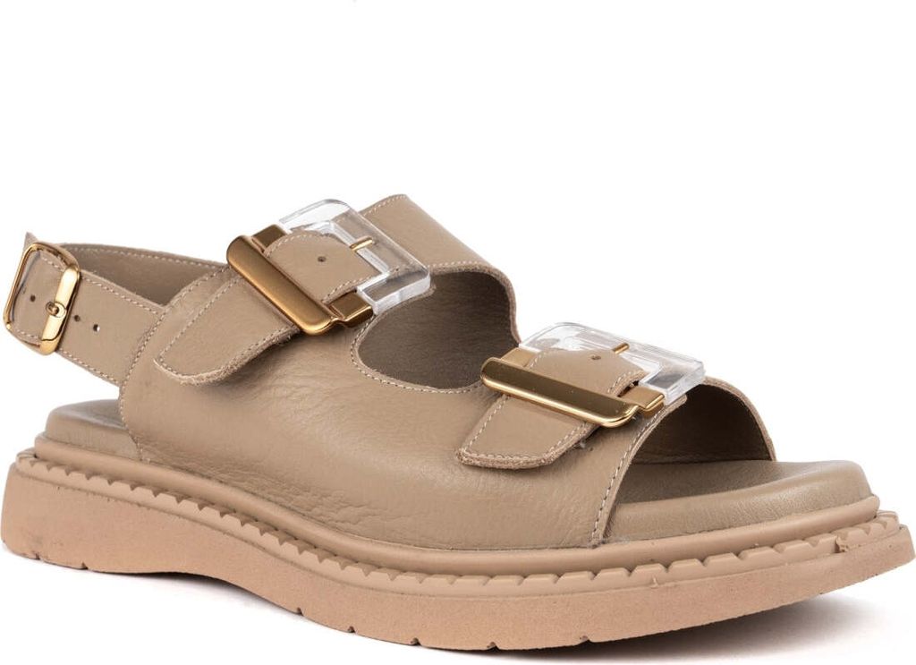 La Conte Damen Klassische Sandalen LAC6030-25148 Farbe: Beige Größe: 40