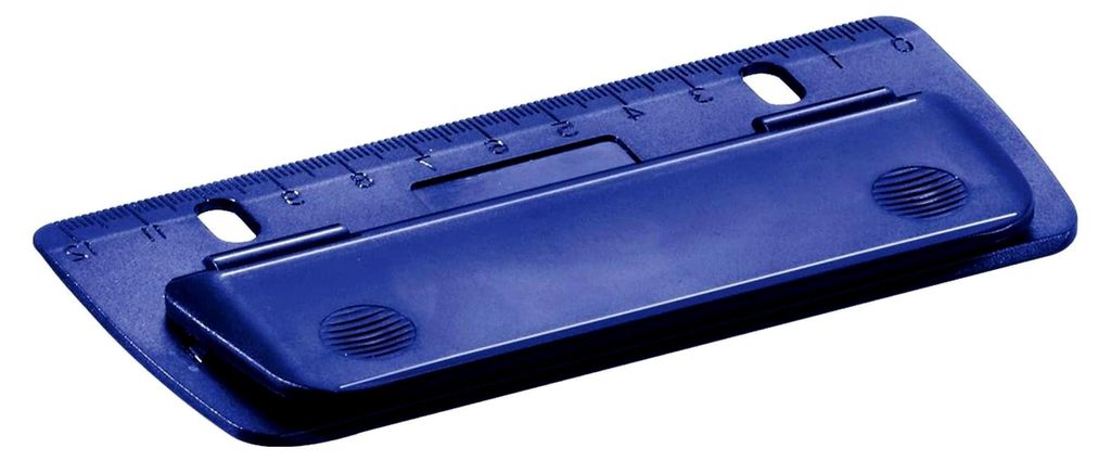 Taschenlocher / Mini-Locher / abheftbar / Farbe: blau