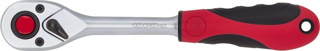 GEDORE red R40000027 2K-Umschaltknarre 1/4 150 mm Rückschwenkwinkel 5°, 3300158