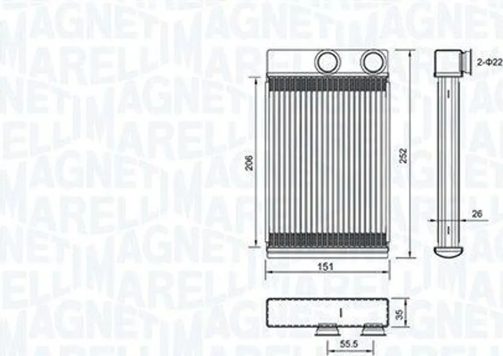 Réparer le chauffage Opel Insignia avec le radiateur Magneti Marelli