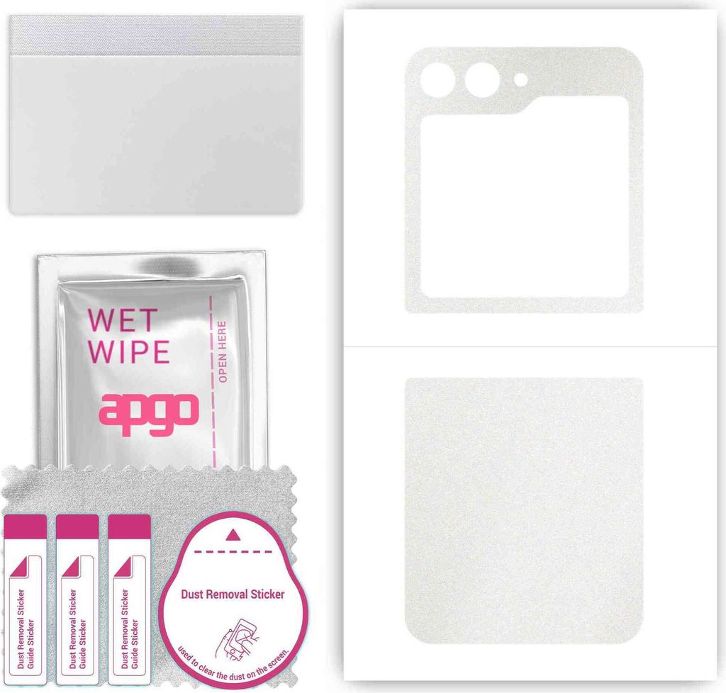 apgo Rückseite Schutzfolie, Skin, kompatibel mit Samsung Galaxy Z Flip5 Retro, Hinten Displayschutzfolie aus Vinylfolie, kratzfest, einfache Monta...