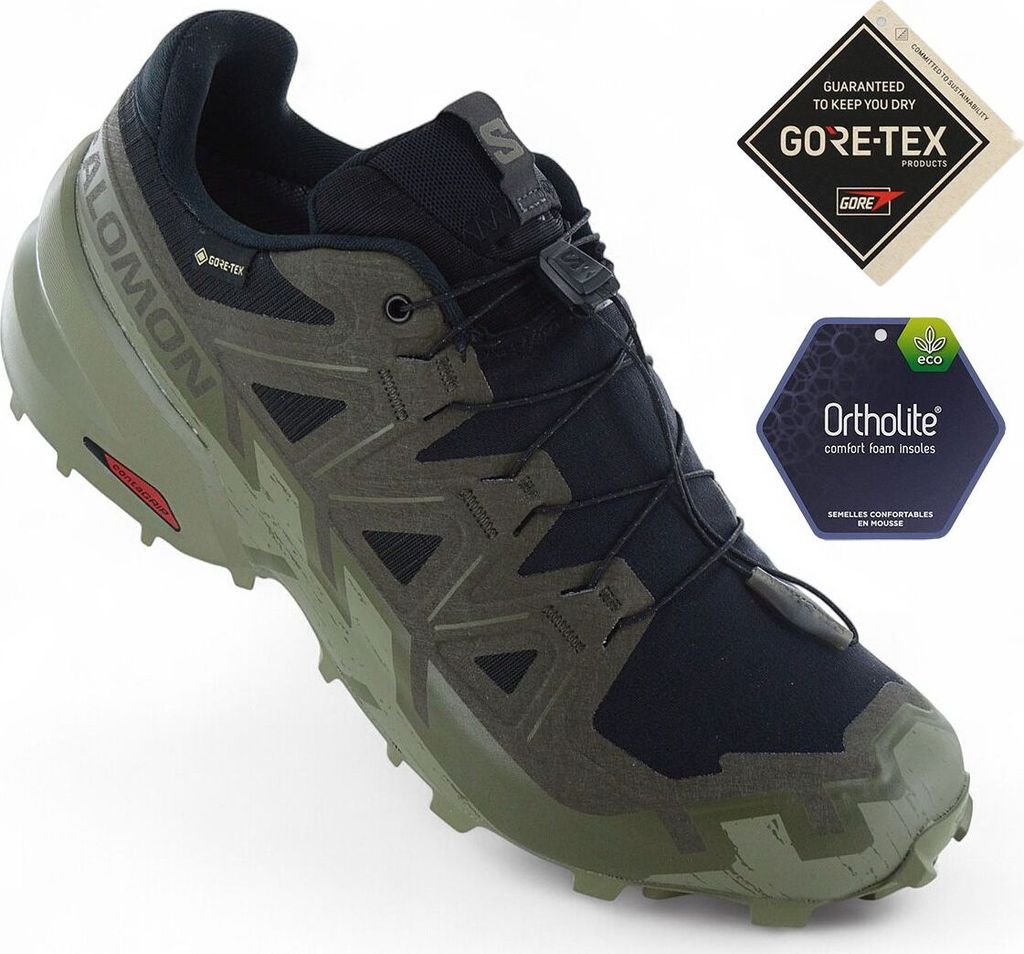 Salomon Speedcross 6 GTX - GORE-TEX - Herren Trail-Running Schuhe Laufschuhe 475841 , EU 45 1/3 UK 10.5