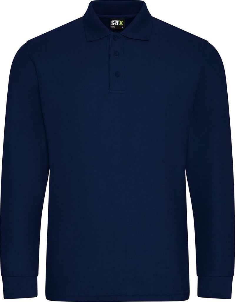 PRO RTX - Poloshirt für Herren Langärmlig PC7103 (4XL) (Marineblau)