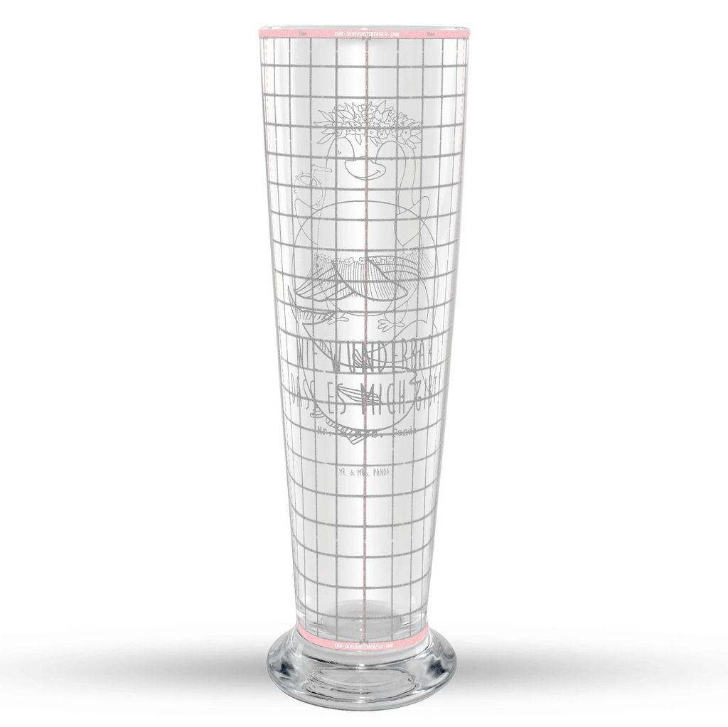 Mr. & Mrs. Panda Bierglas Walfisch Thunfisch - Transparent - Geschenk, Mr Mrs Weizenglas, Bier Glas, Flachwitz, Lustige Sprüche, Weißbierglas, We...