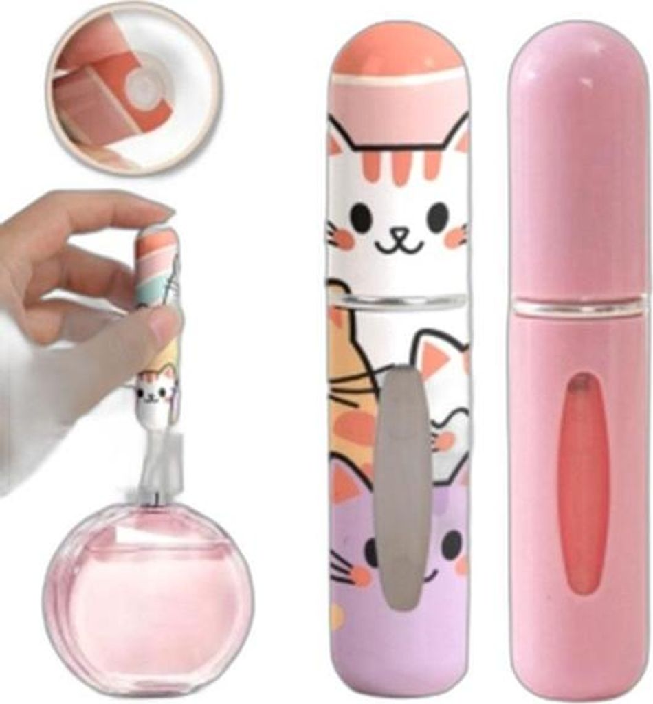 ECARLA Set mit 2 Mini-Reiseparfümzerstäubern 5 ml Kitties Produktbild 